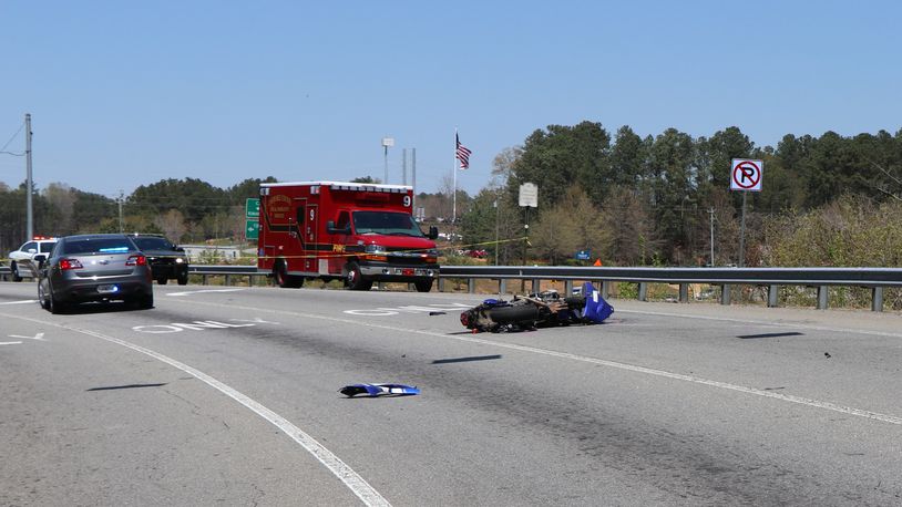 motorcycle accidents on 575 Near Cherokee County ga